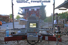 Mobiles Sägewerk Spiegelhalter > Modernste Maschine mit Computer gesteuertem Steuerstand. 